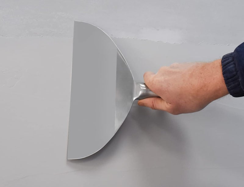 Rolling Dog Taping Knife 10 inch Putty Knife 420 Stainless Steel One Piece Drywall Joint Knife Mirror Polished Blade for Drywall, Painting - Image 2